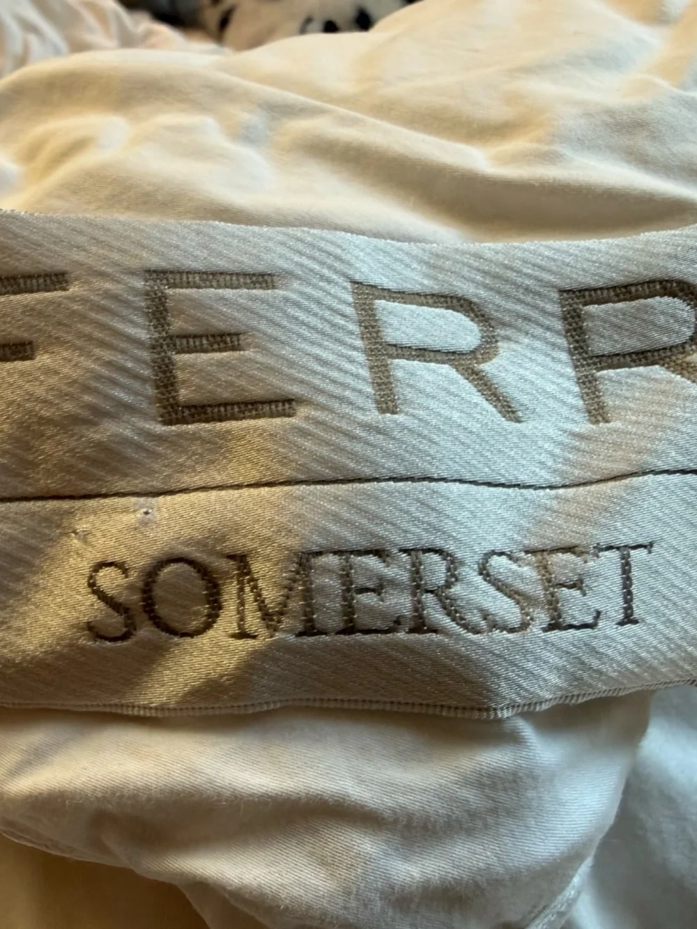 SFERRA Somerset King Duvet! EUC!!